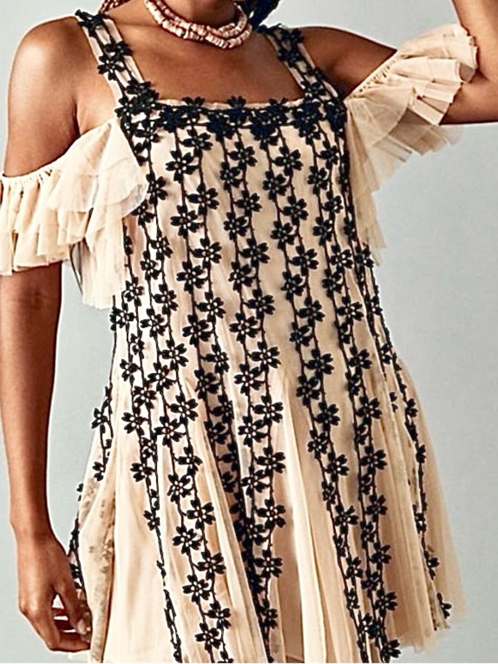 LIKE NEW • Free People FP ONE Lily Mini Dress in Black •